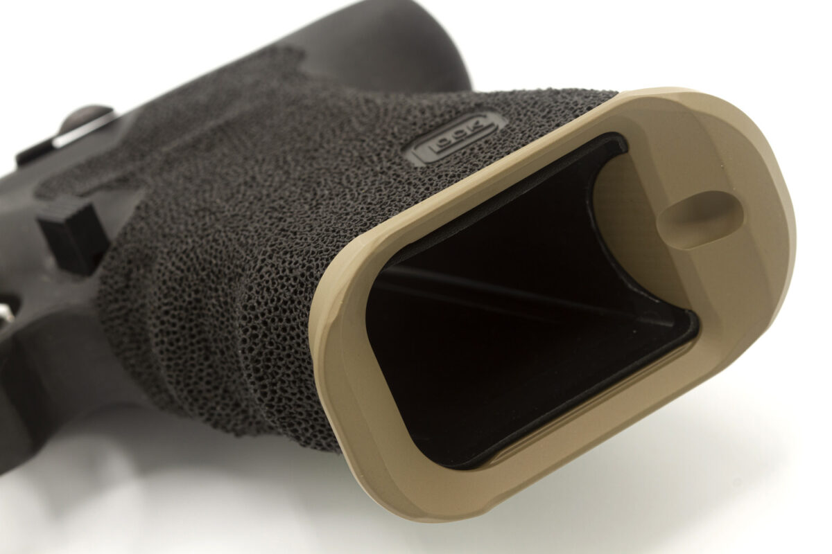 STEEL CITY ARSENAL GLOCK 19 / 23 ENHANCED FDE BILLET ALUMINUM MAGWELL – FITS COMPACT GEN 3 OEM FACTORY FRAMES - Image 2