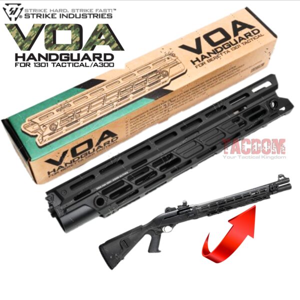 Strike Industries Valor of Action VOA Aluminum Handguard for Mossberg 500 590 591A1 12ga Shotgun