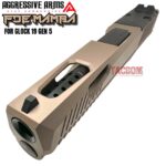 AGGRESSIVE ARMS FDE MAMBA PORTED SLIDE AND BARREL COMPLETE WITH PARTS INSTALLED FOR GLOCK 19 GEN 5 - VAPOR - Image 2