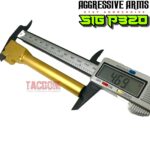 AGGRESSIVE ARMS GOLD TIN barrel for the FULL SIZE SIG P320 - USA MADE - STAINLESS - SAMMI SPEC - for the P320 SLIDE THAT ACCEPTS A 4.7" BARREL - Image 5