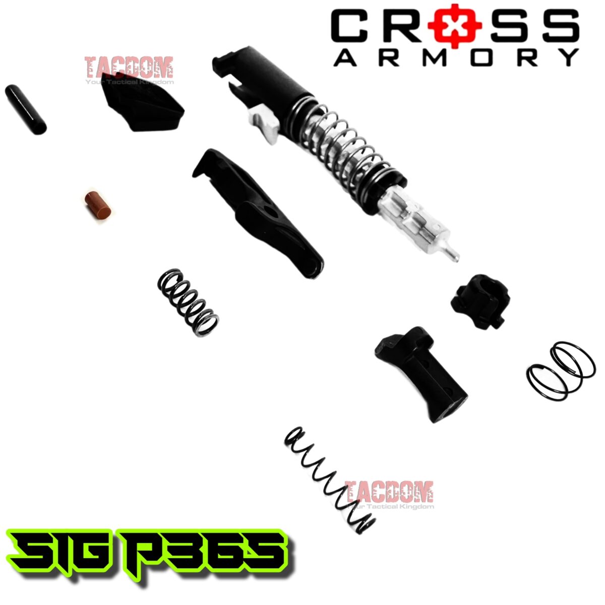 CROSS ARMORY PREMIUM UPPER SLIDE PARTS KIT WITH STAINLESS STEEL Striker Firing Pin for SIG P365 / P365XL / P365X - CNC STEEL not MIM - Image 3