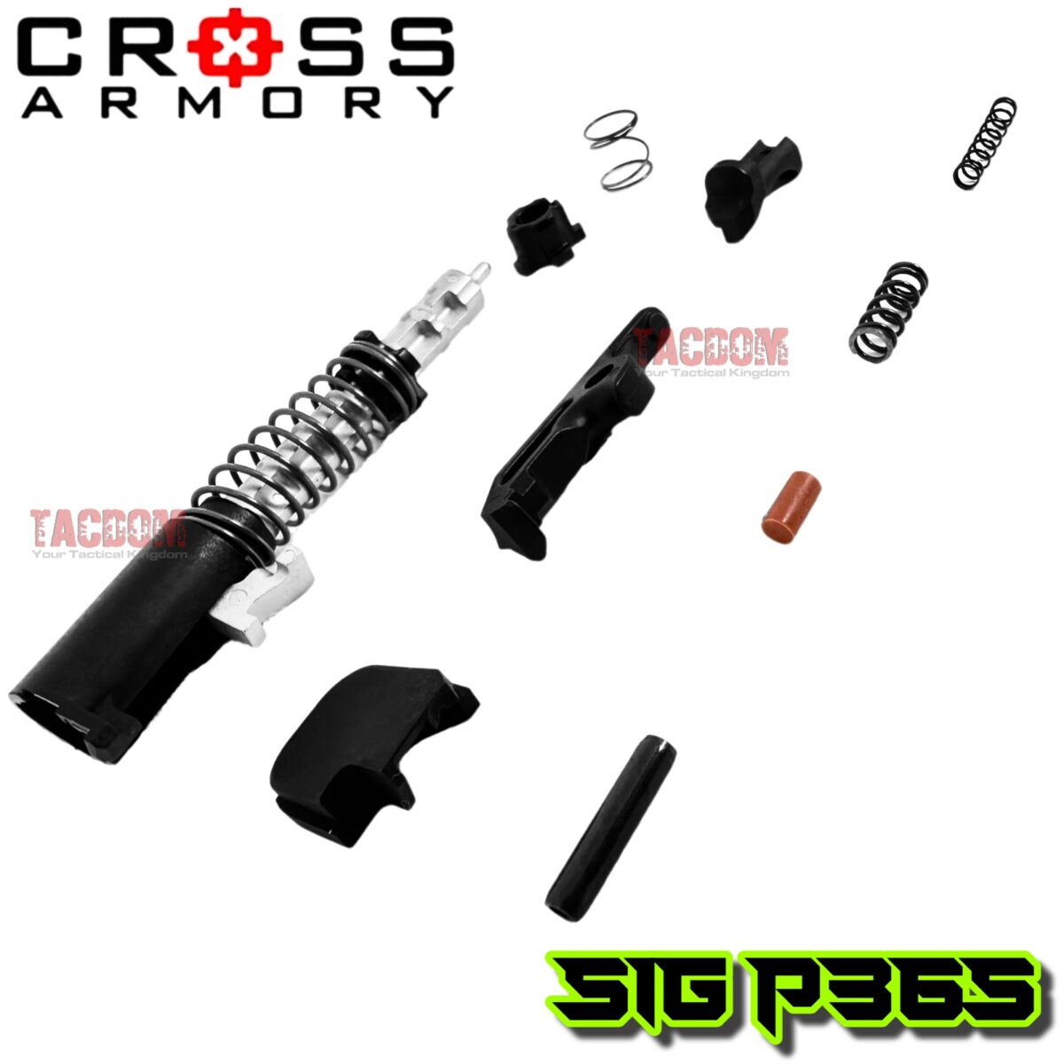 CROSS ARMORY PREMIUM UPPER SLIDE PARTS KIT WITH STAINLESS STEEL Striker Firing Pin for SIG P365 / P365XL / P365X - CNC STEEL not MIM - Image 5