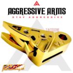 AGGRESSIVE ARMS RAZZOR JEWLERY GOLD PLATED FINISH for GLOCK GEN 1 2 3 4 5 "BILLET ALUMINUM" FLAT TRIGGER - Image 3