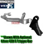 RANGER PROOF / JOHNNY GLOCK COLLABORATION VEX F3 "ALL" STEALTH Black/Black "ADJUSTABLE VERSION" TRIGGER for GLOCK GEN 1 2 3 4 5 - 17 19 19X 20 21 22 23 24 26 27 31 32 33 34 35 37 36 38 39 43 43x 45 48 - Image 5