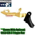 RANGER PROOF / JOHNNY GLOCK COLLABORATION VEX F3 "ALL" STEALTH Black/Black "ADJUSTABLE VERSION" TRIGGER for GLOCK GEN 1 2 3 4 5 - 17 19 19X 20 21 22 23 24 26 27 31 32 33 34 35 37 36 38 39 43 43x 45 48 - Image 7