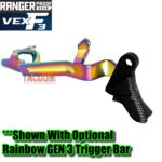 RANGER PROOF / JOHNNY GLOCK COLLABORATION VEX F3 "ALL" STEALTH Black/Black "ADJUSTABLE VERSION" TRIGGER for GLOCK GEN 1 2 3 4 5 - 17 19 19X 20 21 22 23 24 26 27 31 32 33 34 35 37 36 38 39 43 43x 45 48 - Image 8