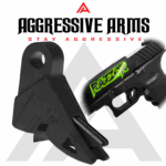 AGGRESSIVE ARMS RAZZOR STEALTH BLACK for GLOCK 20 - 21 GEN 3 "BILLET ALUMINUM" FLAT TRIGGER WITH POLISHED OEM BAR - Image 4