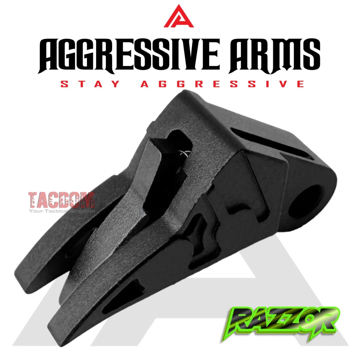 AGGRESSIVE ARMS RAZZOR STEALTH BLACK FINISH for GLOCK GEN 1 2 3 4 5 "BILLET ALUMINUM" FLAT TRIGGER - Image 5