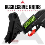 AGGRESSIVE ARMS RAZZOR STEALTH BLACK FINISH for GLOCK GEN 1 2 3 4 5 "BILLET ALUMINUM" FLAT TRIGGER - Image 2