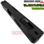 AGGRESSIVE ARMS BLACK MAMBA PORTED SLIDE AND BARREL COMPLETE WITH PARTS INSTALLED FOR GLOCK 19 GEN 5 - VAPOR - Image 2