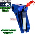 RANGER PROOF / JOHNNY GLOCK COLLABORATION VEX F3 DARK BLUE ADJUSTABLE TRIGGER for GLOCK GEN 1 2 3 4 5 - 17 19 19X 20 21 22 23 24 26 27 31 32 33 34 35 37 36 38 39 43 43x 45 48 - Image 2
