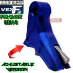 RANGER PROOF / JOHNNY GLOCK COLLABORATION VEX F3 DARK BLUE ADJUSTABLE TRIGGER for GLOCK GEN 1 2 3 4 5 - 17 19 19X 20 21 22 23 24 26 27 31 32 33 34 35 37 36 38 39 43 43x 45 48 - Image 3