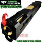 ZAFFIRI ZP.19BG SHINY GOLD FLUTED FLUSH CROWN BARREL for GLOCK 19 GEN 1 2 3 4 - Image 3