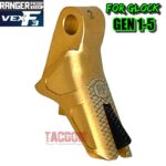 RANGER PROOF / JOHNNY GLOCK COLLABORATION VEX F3 GOLD / BLACK TRIGGER for GLOCK GEN 1 2 3 4 5 - 17 19 19X 20 21 22 23 24 26 27 31 32 33 34 35 37 36 38 39 43 43x 45 48 - Image 3