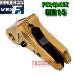 RANGER PROOF / JOHNNY GLOCK COLLABORATION VEX F3 GOLD / BLACK TRIGGER for GLOCK GEN 1 2 3 4 5 - 17 19 19X 20 21 22 23 24 26 27 31 32 33 34 35 37 36 38 39 43 43x 45 48 - Image 4