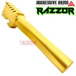 ZAFFIRI SHINY GOLD ZPS.2 RMR SLIDE For GLOCK 17 GEN 3 + RAAZOR FLUSH CUT BARREL - Image 3