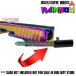 AGGRESSIVE ARMS USA RAINBOW PVD BILLET STRIKER / FIRING PIN ASSEMBLY for Glock GEN 1-4 - Image 2