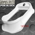 STEEL CITY ARSENAL GLOCK GEN 5 43X - 48 ENHANCED "TACDOM EXCLUSIVE" STORM WHITE MAGWELL – FITS OEM GLOCK FACTORY FRAMES - Image 3