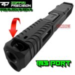 ZAFFIRI BLACK IBS PORTED SLIDE WITH BLACK IBS BARREL - RMR COVER PLATE FOR GLOCK 19 GEN 3 - Image 2