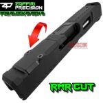 ZAFFIRI BLACK IBS PORTED SLIDE WITH BLACK IBS BARREL - RMR COVER PLATE FOR GLOCK 19 GEN 3 - Image 5