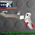 RANGER PROOF / JOHNNY GLOCK COLLABORATION VEX F3 "TACDOM SIGNATURE" WHITE / RED ADJUSTABLE TRIGGER for GLOCK GEN 1 2 3 4 5 - 17 19 19X 20 21 22 23 24 26 27 31 32 33 34 35 37 36 38 39 43 43x 45 48 - Image 5