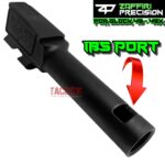 ZAFFIRI BLACK COMPLETE IBS PORTED SLIDE WITH IBS BARREL - SIGHTS - UPK INSTALLED - RMSC COVER PLATE FOR GLOCK 43 / 43X - Image 4