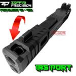 ZAFFIRI BLACK COMPLETE IBS PORTED SLIDE WITH IBS BARREL - SIGHTS - UPK INSTALLED - RMSC COVER PLATE FOR GLOCK 43 / 43X - Image 2