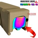 AGGRESIVE ARMS "VECTOR" RAINBOW PVD SLIDE END PLATE For GLOCK 43 43x 48 - STAINLESS STEEL - Image 3