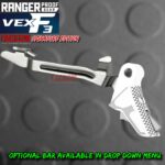 RANGER PROOF / JOHNNY GLOCK COLLABORATION VEX F3 "TACDOM SIGNATURE" WHITE / SILVER ADJUSTABLE TRIGGER for GLOCK GEN 1 2 3 4 5 - 17 19 19X 20 21 22 23 24 26 27 31 32 33 34 35 37 36 38 39 43 43x 45 48 - Image 7