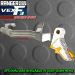 RANGER PROOF / JOHNNY GLOCK COLLABORATION VEX F3 "TACDOM SIGNATURE" WHITE / GOLD ADJUSTABLE TRIGGER for GLOCK GEN 1 2 3 4 5 - 17 19 19X 20 21 22 23 24 26 27 31 32 33 34 35 37 36 38 39 43 43x 45 48 - Image 7