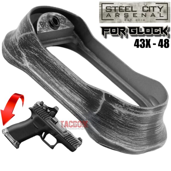 STEEL CITY ARSENAL GLOCK GEN 5 43X - 48  ENHANCED "TACDOM EXCLUSIVE" OD GREEN MAGWELL – FITS OEM GLOCK FACTORY FRAMES (Copy)