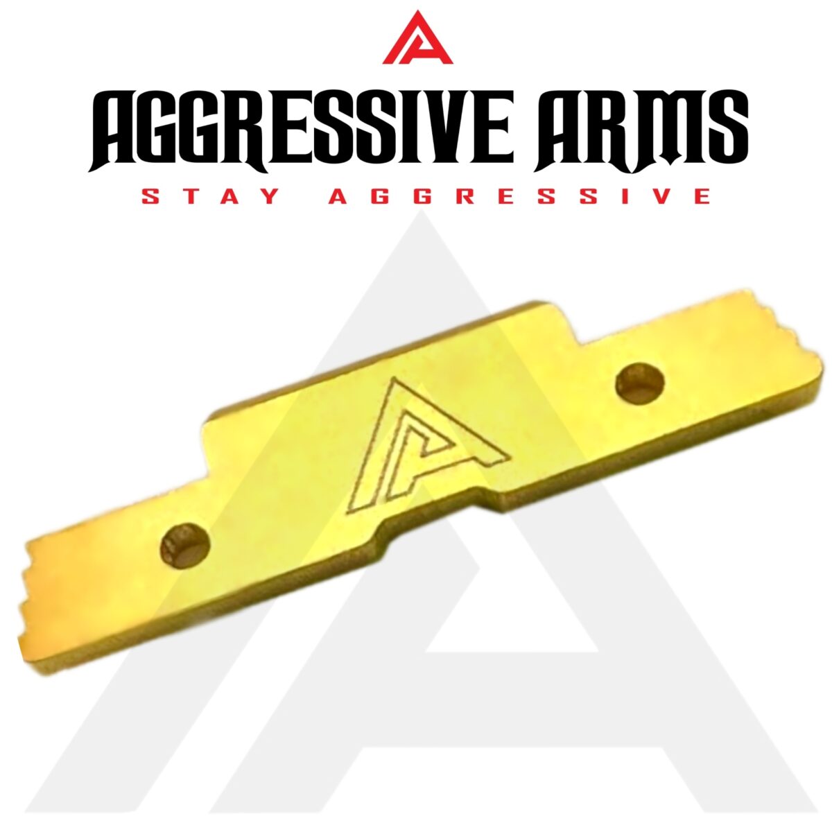 AGGRESSIVE ARMS SHINY GOLD PLATED DIMPLE PINS - EXTENDED SLIDE LOCK - EXTENDED MAGAZINE CATCH -EXTENDED SLIDE RELEASE for GLOCK GEN 1 2 3 -17 17L 19 22 23 24 26 27 31 32 33 34 37 38 39 - Image 5