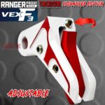RANGER PROOF / JOHNNY GLOCK COLLABORATION VEX F3 "TACDOM SIGNATURE" WHITE / RED ADJUSTABLE TRIGGER for GLOCK GEN 1 2 3 4 5 - 17 19 19X 20 21 22 23 24 26 27 31 32 33 34 35 37 36 38 39 43 43x 45 48 - Image 2
