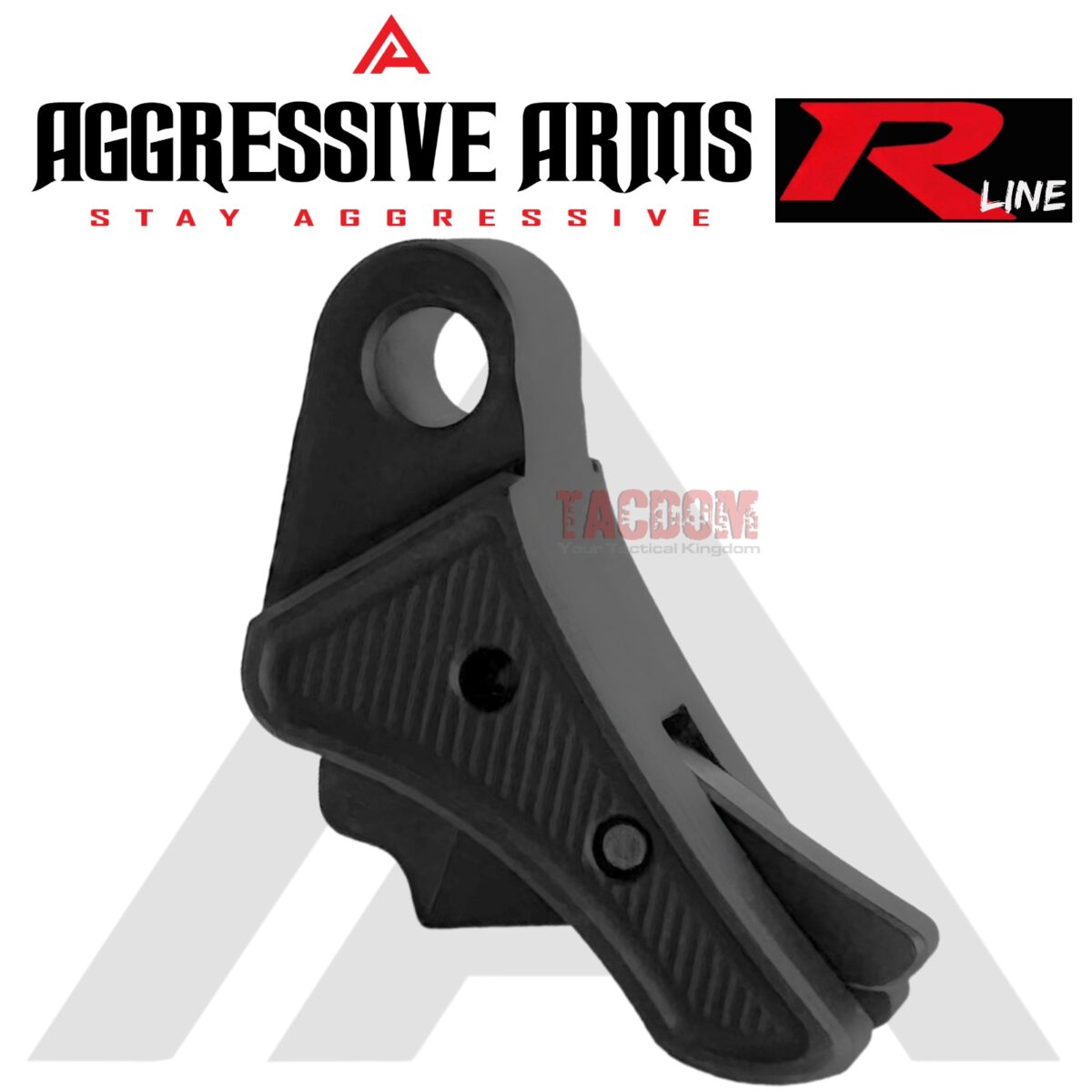AGGRESSIVE ARMS R-LINE for GLOCK GEN 5 BILLET ALUMINUM TRIGGER STEALTH BLACK - With POLISHED TRIGGER BAR -  17 18 19 19X 22 23 26 27 31 32 33 34 35 45 - Image 3