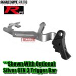 AGGRESSIVE ARMS R-LINE for GLOCK GEN 1 2 3 4 5 "BILLET ALUMINUM" TRIGGER STEALTH BLACK - Image 6