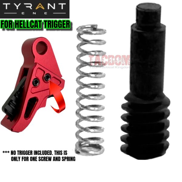 TYRANT DESIGNS REPLACEMENT BLACK AND SPRING for SPRINGFIELD HELLCAT PRO TRIGGER