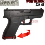 STEEL CITY ARSENAL GLOCK GEN 5 43X - 48  ENHANCED "TACDOM EXCLUSIVE" BATTLEWORN RED MAGWELL – FITS OEM GLOCK FACTORY FRAMES - Image 2