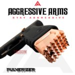 AGGRESSIVE ARMS "PULVERIZER" SHINY COPPER +0 Grip SPIKED Extension Weighted Pad plate Magazine for Glock 19 23 32 & P80 PF940C - Image 2