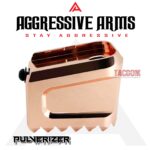AGGRESSIVE ARMS "PULVERIZER" SHINY COPPER +0 Grip SPIKED Extension Weighted Pad plate Magazine for Glock 19 23 32 & P80 PF940C - Image 6