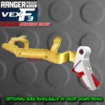 RANGER PROOF / JOHNNY GLOCK COLLABORATION VEX F3 "TACDOM SIGNATURE" WHITE / RED ADJUSTABLE TRIGGER for GLOCK GEN 1 2 3 4 5 - 17 19 19X 20 21 22 23 24 26 27 31 32 33 34 35 37 36 38 39 43 43x 45 48 - Image 6