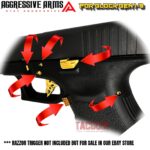 AGGRESSIVE ARMS SHINY GOLD PLATED DIMPLE PINS - EXTENDED SLIDE LOCK - EXTENDED MAGAZINE CATCH -EXTENDED SLIDE RELEASE for GLOCK GEN 1 2 3 -17 17L 19 22 23 24 26 27 31 32 33 34 37 38 39 - Image 2