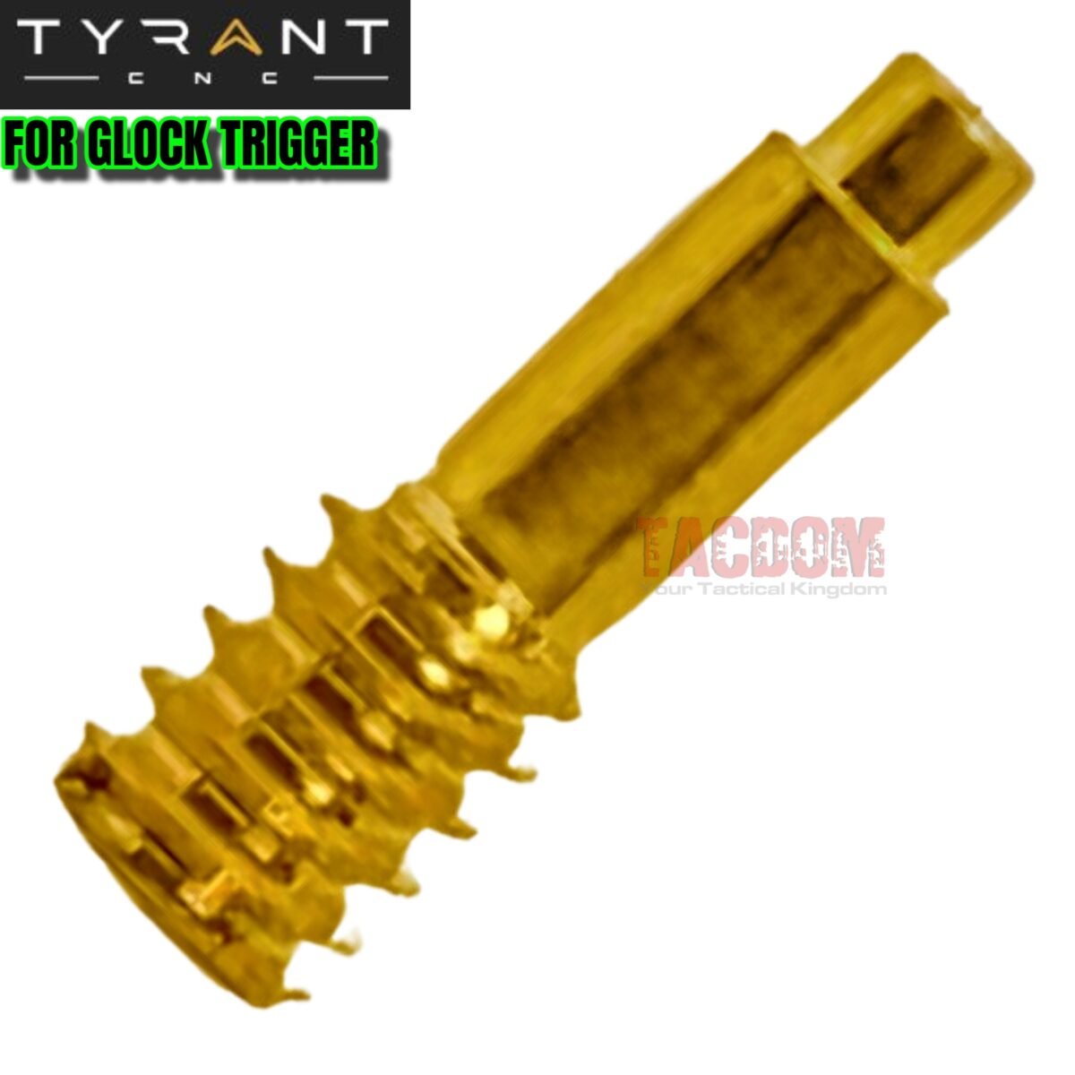 TYRANT DESIGNS REPLACEMENT GOLD AND SPRING for TYRANT GLOCK TRIGGER - Image 2