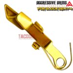 AGGRESSIVE ARMS SHINY GOLD PLATED DIMPLE PINS - EXTENDED SLIDE LOCK - EXTENDED MAGAZINE CATCH -EXTENDED SLIDE RELEASE for GLOCK GEN 1 2 3 -17 17L 19 22 23 24 26 27 31 32 33 34 37 38 39 - Image 11