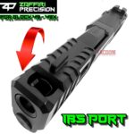 ZAFFIRI BLACK COMPLETE IBS PORTED SLIDE WITH IBS BARREL - SIGHTS - UPK INSTALLED - RMSC COVER PLATE FOR GLOCK 43 / 43X - Image 2