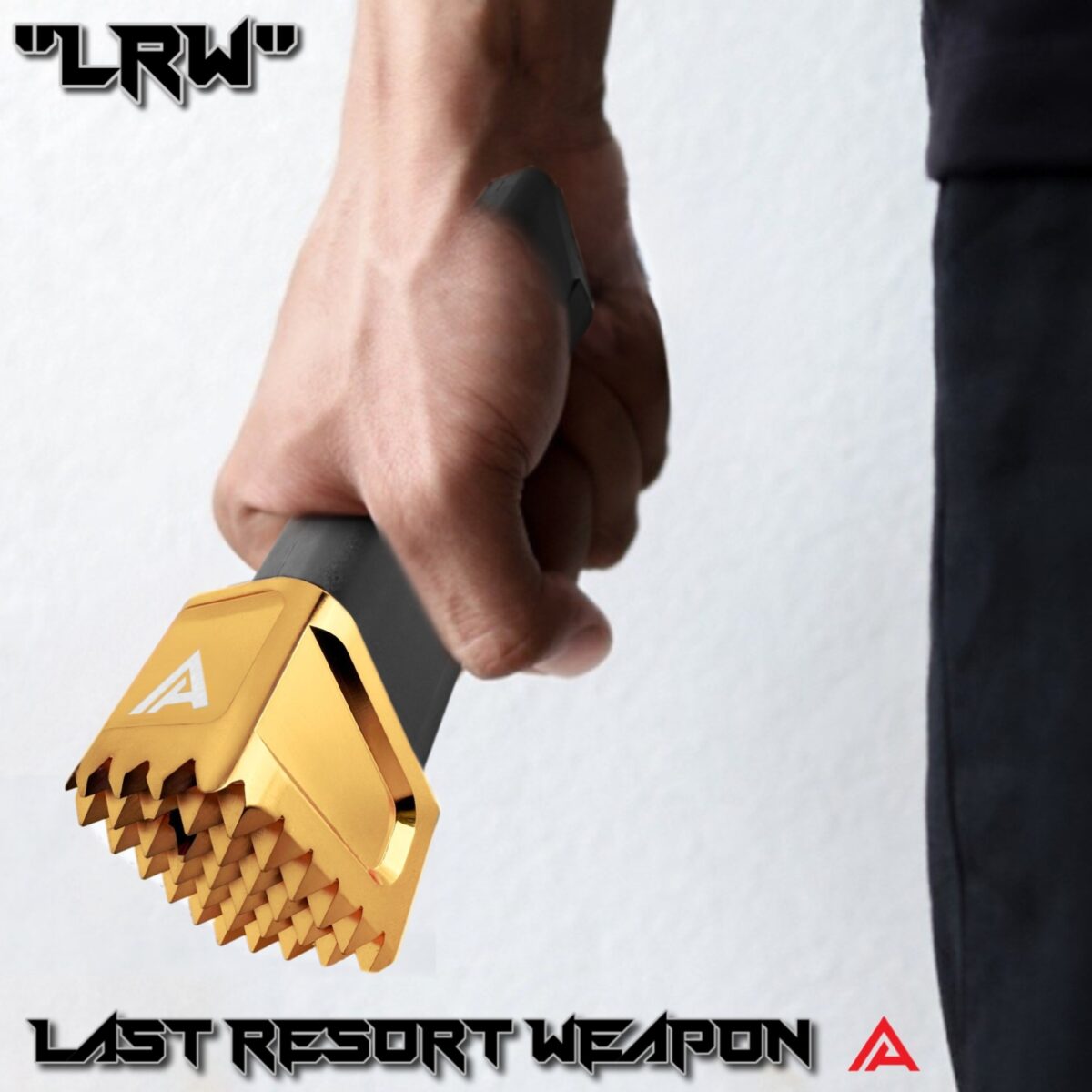 AGGRESSIVE ARMS "PULVERIZER" SHINY GOLD +0 Grip SPIKED Extension Weighted Pad plate Magazine for Glock 19 23 32 & P80 PF940C - Image 3