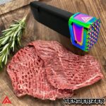 AGGRESSIVE ARMS "PULVERIZER" SHINY RAINBOW +0 Grip SPIKED Extension Weighted Pad plate Magazine for Glock 19 23 32 & P80 PF940C - Image 9
