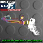 RANGER PROOF / JOHNNY GLOCK COLLABORATION VEX F3 "TACDOM SIGNATURE" WHITE / SILVER ADJUSTABLE TRIGGER for GLOCK GEN 1 2 3 4 5 - 17 19 19X 20 21 22 23 24 26 27 31 32 33 34 35 37 36 38 39 43 43x 45 48 - Image 6