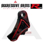 AGGRESSIVE ARMS R-LINE for GLOCK GEN 3 / 4 BILLET ALUMINUM TRIGGER BATTLEWORN RED - With POLISHED TRIGGER BAR - 17 17L 18 19 22 23 26 27 31 32 33 34 35 - Image 4