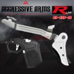 STEEL CITY ARSENAL GLOCK GEN 5 - 43X - 48 ENHANCED STORM TROOER WHITE MAGWELL – AGGRESSIVE ARMS RLINE RACE TRIGGER + BAR - Image 3