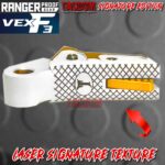 RANGER PROOF / JOHNNY GLOCK COLLABORATION VEX F3 "TACDOM SIGNATURE" WHITE / GOLD ADJUSTABLE TRIGGER for GLOCK GEN 1 2 3 4 5 - 17 19 19X 20 21 22 23 24 26 27 31 32 33 34 35 37 36 38 39 43 43x 45 48 - Image 3